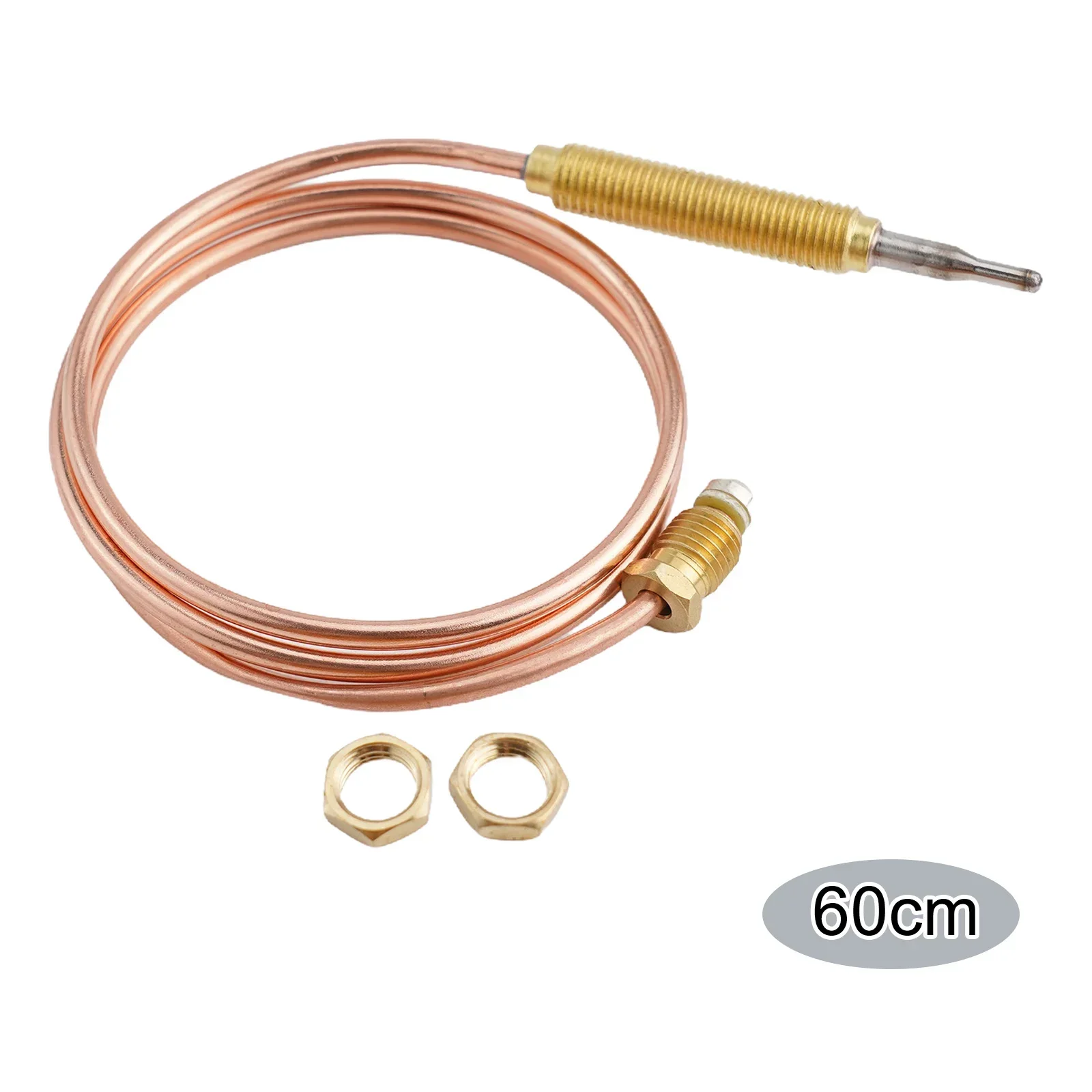 M8 Thermocouple Common Thread Probe For Gas Burners Fireplaces BBQ Accessories For Ovens Fireplaces Stove Temperature Sensing gas thermocouple valve