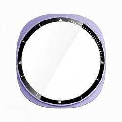 Enhanced Tempered Glass + PC Protective Bumper Cover - Galaxy Watch 8 40mm (Purple)