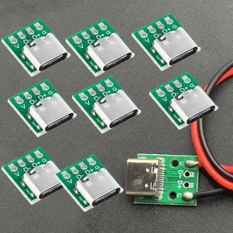 High-Speed USB Type C 16-Pin Connector Test Adapter Board