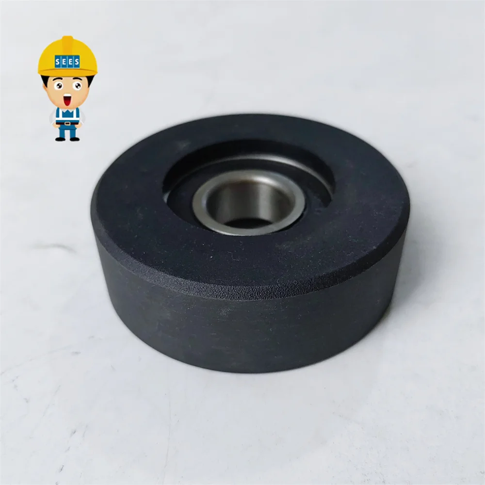 SEES 100pcs Escalator Step Chain Roller C6500068 76*25*6204-2RS OD76mm W25mm