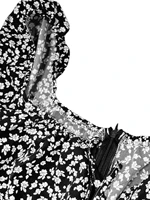 2025 new spring and summer large-size dress, fashionable and casual square collar women's long skirt - Image 6