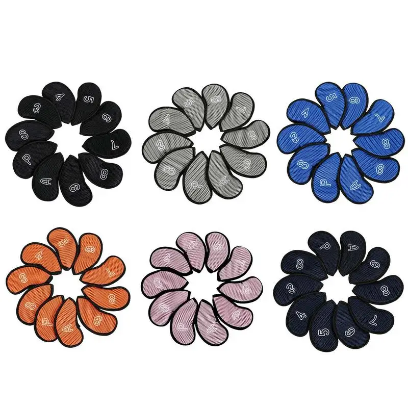 

10 шт., аксессуары для гольфа с соответствующими номерами