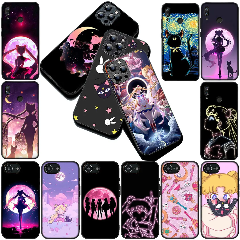 Cartoon S-Sailors Anime Moons Girl Phone Case