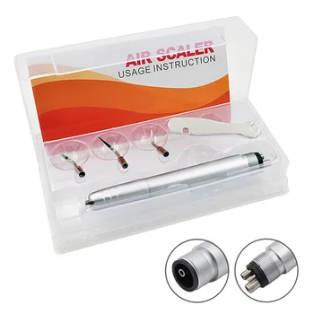 2/4 Hole Dental Ultrasonic Air Scaler Pneumatic Scaler Handpiece Tooth Cleaning Whitening Calculus Removal Dental Equipment