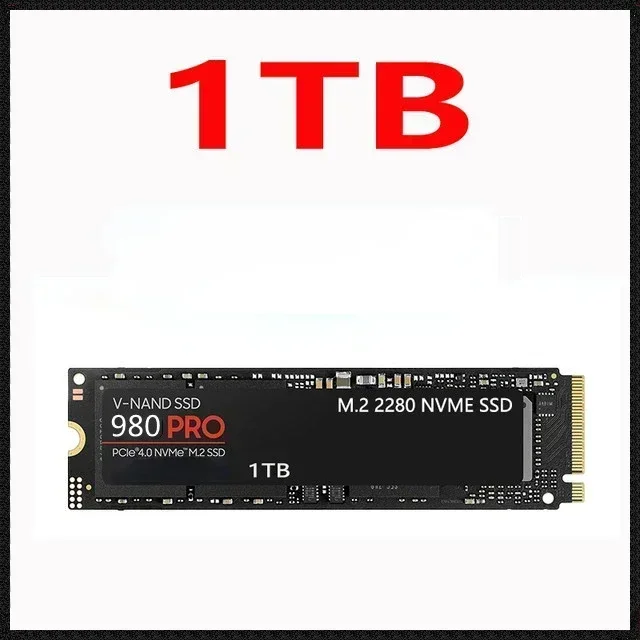 고속 NVMe SSD 하드디스크 (980 Pro M2 2280 SAM, 4TB/2TB/1TB 용량, PS5 및 노트북용)