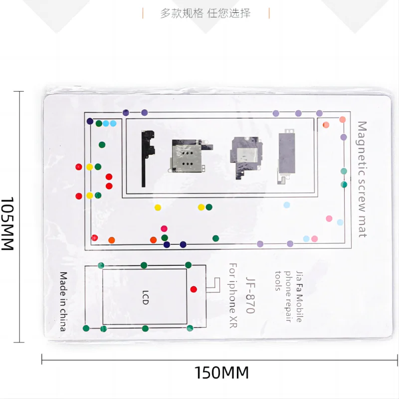 Newest Screw Mat For iphone 8 To 13 pro max Magnetic Screw Mat Work Guide Pad Professional Plate Repair Tools