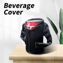 

1PCS Cold Drink Insulation Cover For Beer Can Insulated Clothes With Sleeves Beverage Jacket For Pool Beach Party Favors Gift