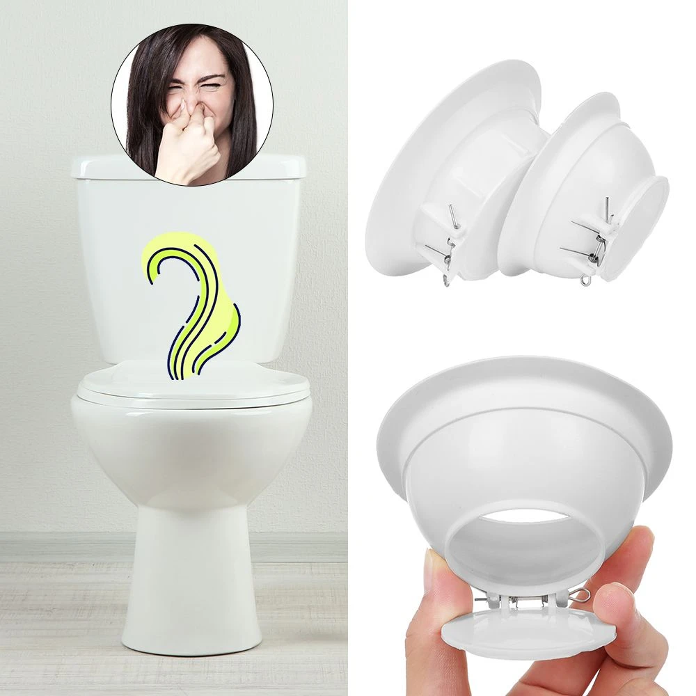 Bathroom Accessories Squatting Pan Round Shape White Deodorizer