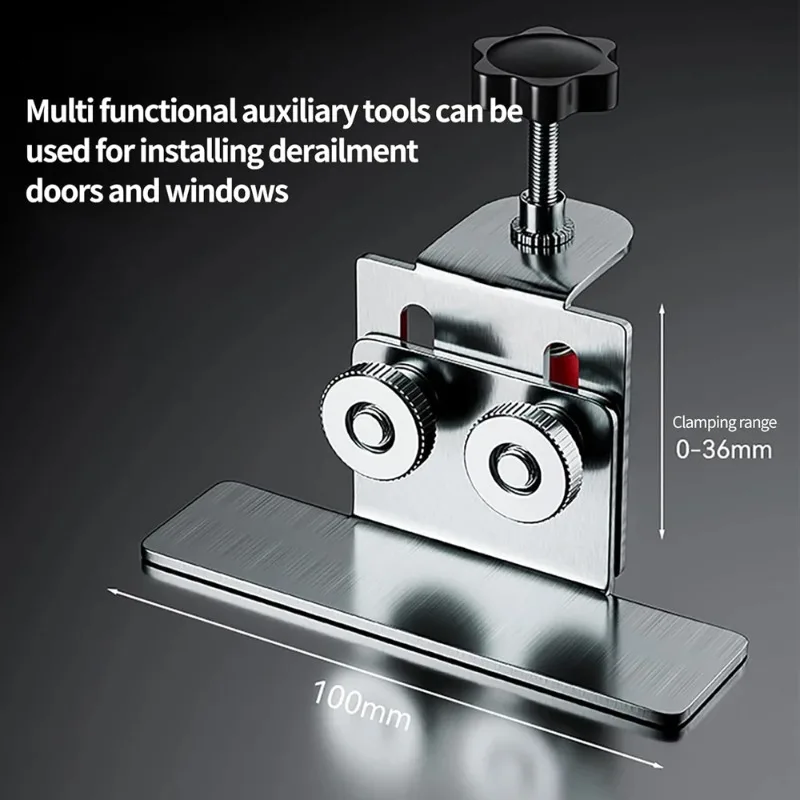 Cabinet Clamp Stainless Steel Door Installation for Most Doors
