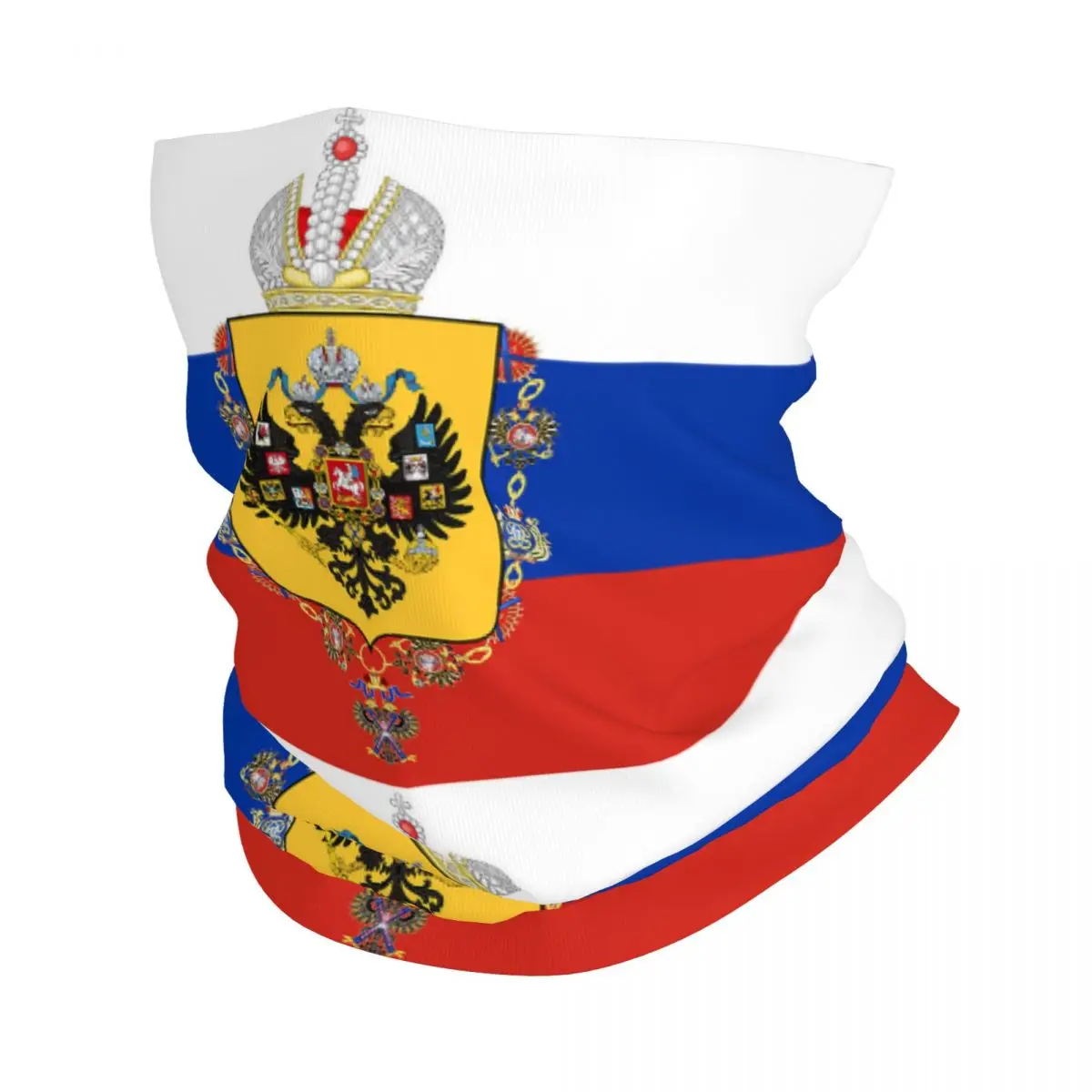 

Flag Of The Russian Empire Bandana Neck Cover Balaclavas Mask Scarf Multi-use Cycling Outdoor Sports Unisex Adult Washable