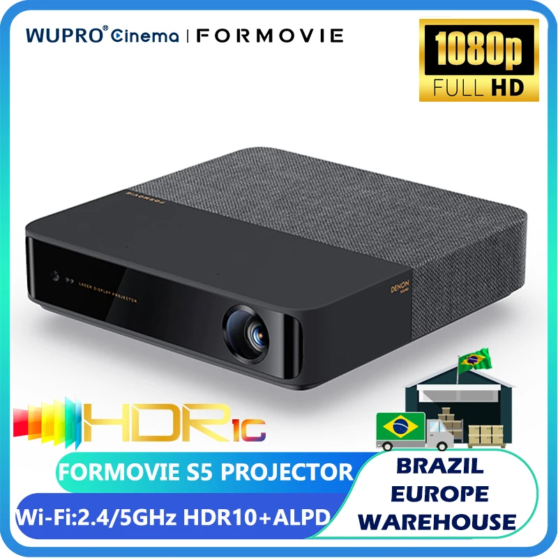 

Formovie Fengmi S5 лазерный проектор 1080P FHD MEMC 1100ANSI люмен Netflix портативный домашний кинотеатр уличный Bluetooth Смарт-проектор