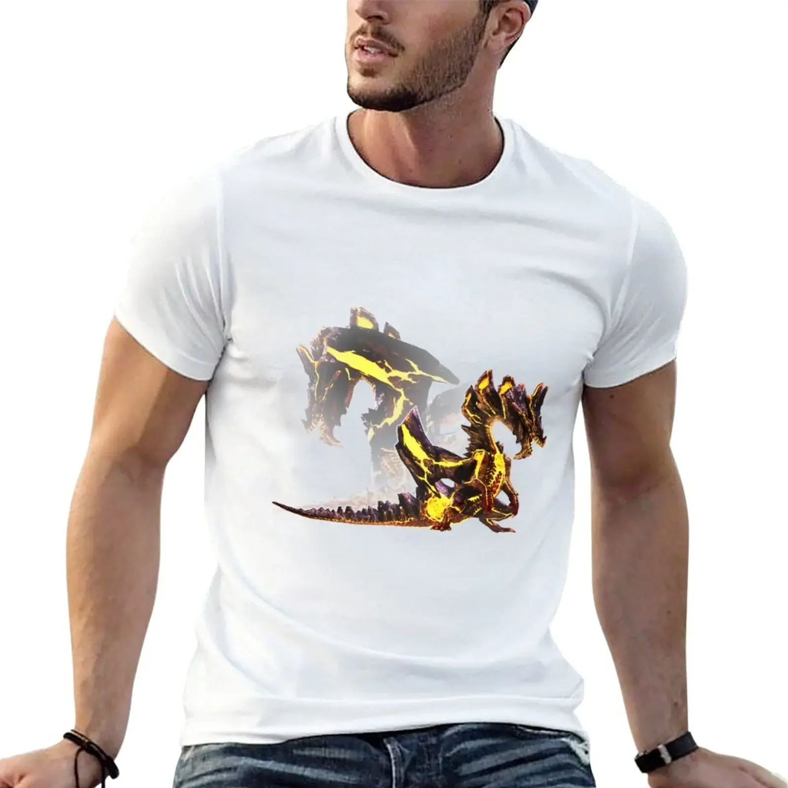 

Dire Miralis Render T-Shirt anime clothes Tee shirt Men's cotton t-shirt