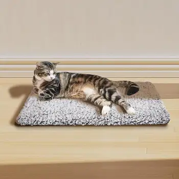Self Warming Cat Bed Waterproof Self-Warming Pet Mat Reflects Pet Body Heat Pet Warmer Pad For Constant Temperature Washable 3