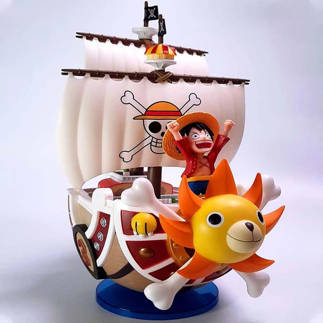 Bandai One Piece GOING MERRY Pirate Ship Golden Meri Merley Luffy  Assembling Action Figurals Brinquedos Model - AliExpress