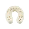 Thailand Natural Latex U-shaped Neck Protection Pillow for Aircraft Travel Neck Lunch Rest Sleeping Pillow U Pillow 4