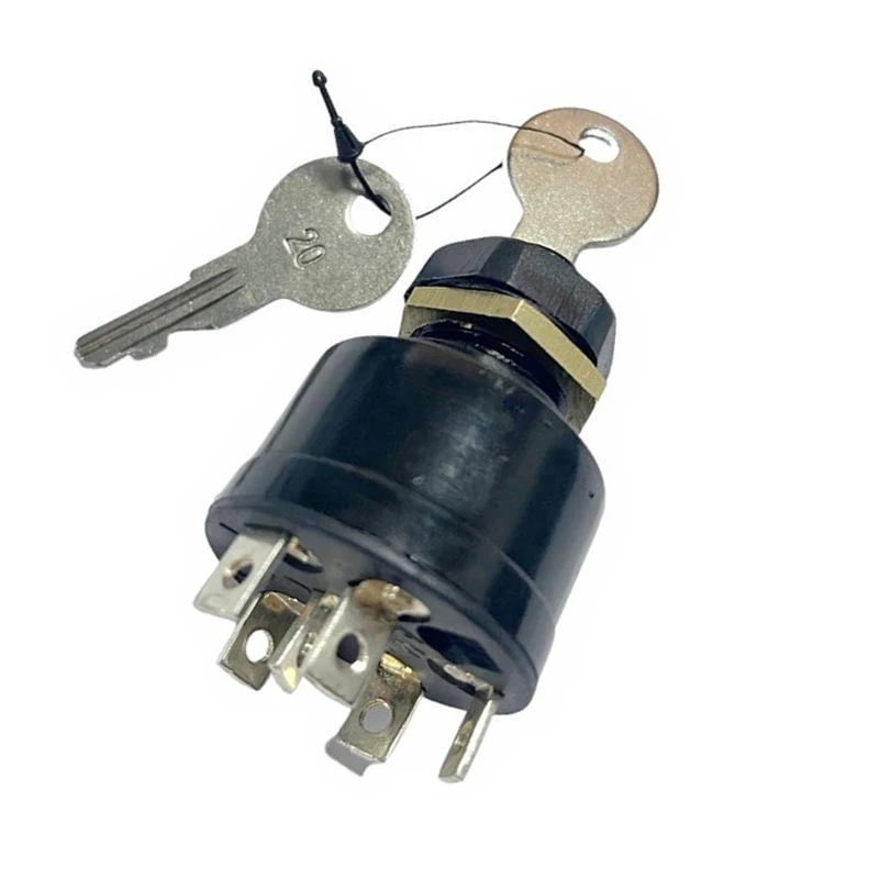 

87-17393 420381-1 Marine Ignition Key Switch Push To Choke 6 Terminals MP41000 87-88107A5 Fit For Sierra Mercucy