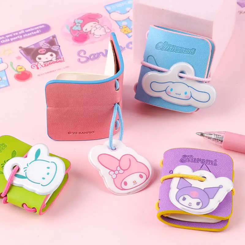 

Оригинальный Sanrio Cinnamoroll, милая мультяшная мини-книга для путешествий Kuromi, карманная книга для фотографий, высокое качество, сделай сам, маленькая ручная книга