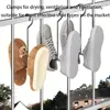 5 stainless steel shoe racks, space saving shoe drying racks, household and storage accessory hangers 2