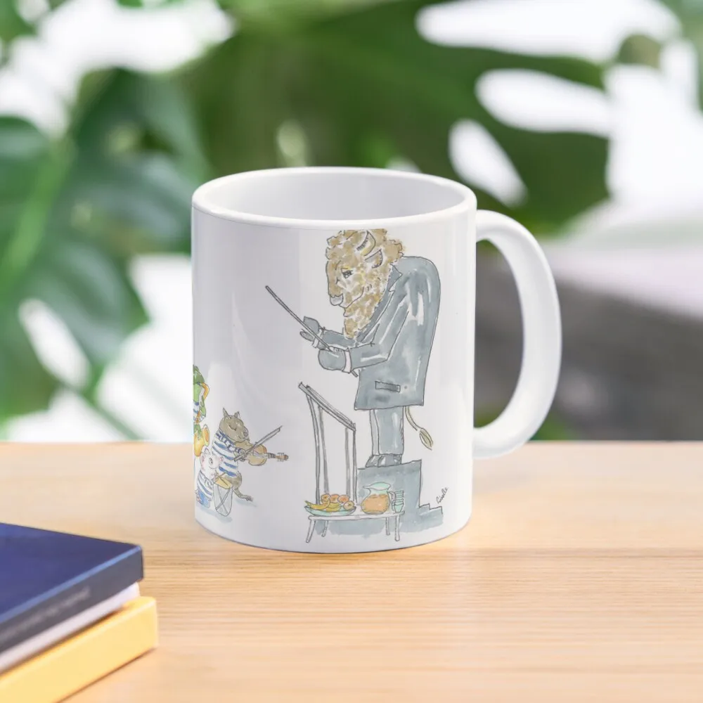 

Bison Bill's Jazz Band Coffee Mug Thermo Cups To Carry Breakfast Porcelain Mug