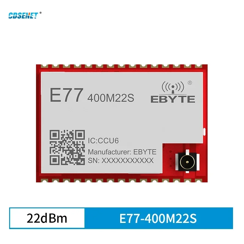 433/470MHz STM32WLE5 LoRa Wireless Module ARM Cortex-M4 CDSENET E77-400M22S Low Power 22dbm SoC Long Distance 5.6km Small Size 433mhz 470mhz test board kit for e77 400m22s stm32wle5ccu6 lora wireless module cdsenet e77 400mbl 01 soc 22dbm 5 6km