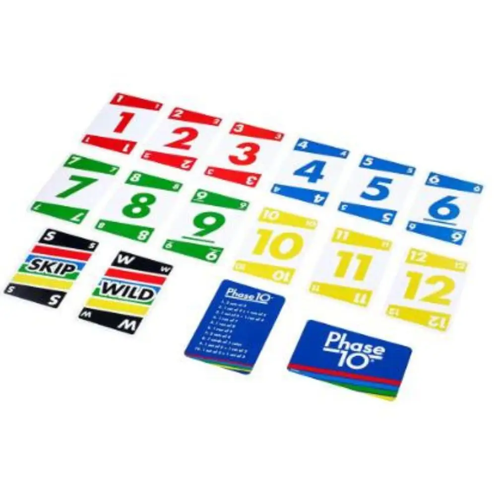 UNO Phase 10 Card Games Family Funny Entertainment Board Game Poker Kids Toys Playing Cards playing cards