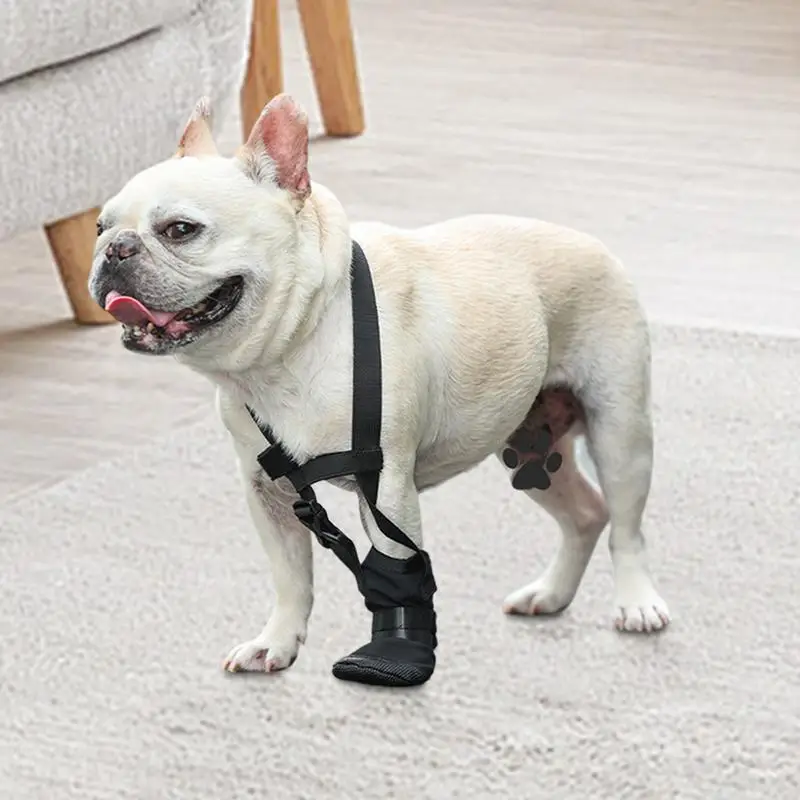 Adjustable Dog Paw Protective Boots with Strong Grip