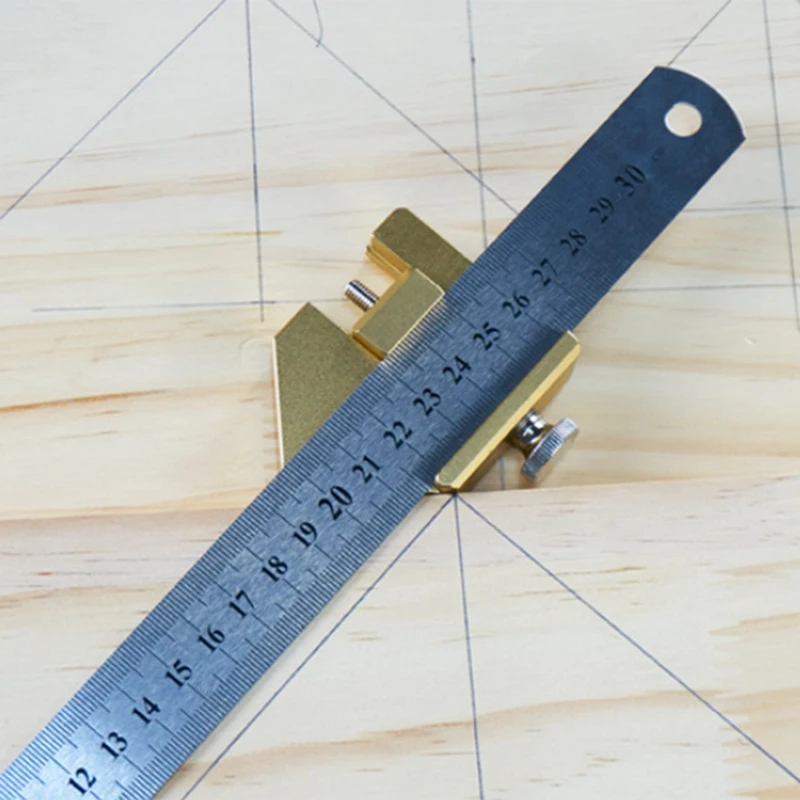 Positioning Block 45&deg;/90&deg;/135&deg; Steel Ruler Carpenter's Steel Ruler Locator Block Limit Aluminum Alloy Stop