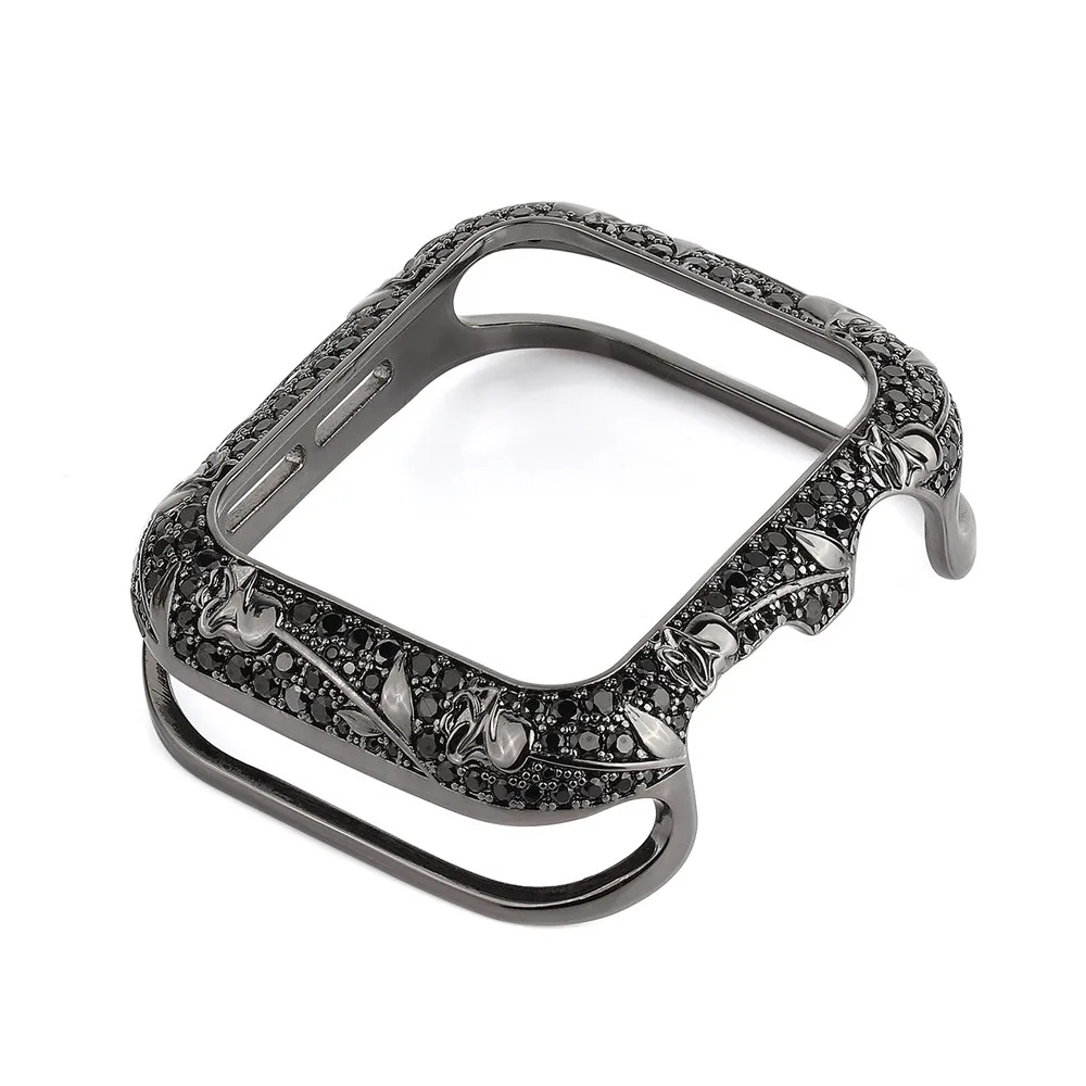Luxury Diamond Protective Shell for Apple Watch - Omni-directional Protection and Stylish Design