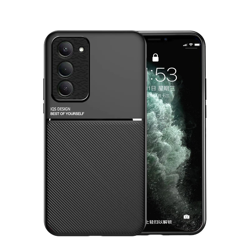 Enhanced Magnetic Soft Matte Silicone Case - Full Coverage Anti-Fingerprint Protector TPU Shell