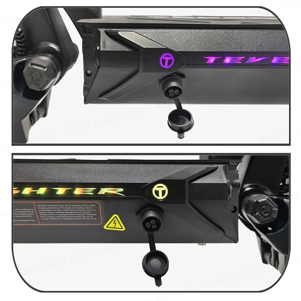 TEVERUN Fighter 11+ 60V 35Ah 26Ah Battery 1600W*2 Motor 4inch Display With NFC 4 Pistons Hydraulic Brake 11inch Tire Scooter