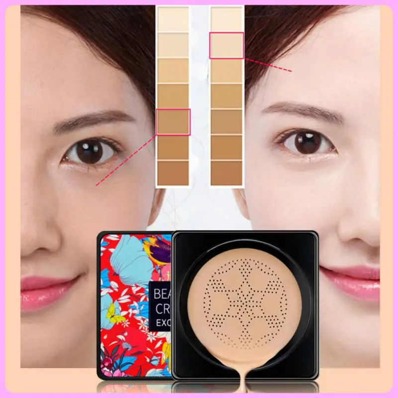 

BB Cream Mushroom Head Air Cushion Foundation Whitening Makeup Waterproof Concealer Brighten CC Cream Base Tone Face Cosmetics
