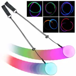Boule de projection POI LED pour niveau de danse du ventre professionnel, accessoires manuels US Rsp, 1 pièce 