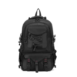 Enhanced Outdoor Adventure Backpack - Breathable, Durable, and Spacious for Travel, Hiking, Cycling, and Weekend Getaways (Black)