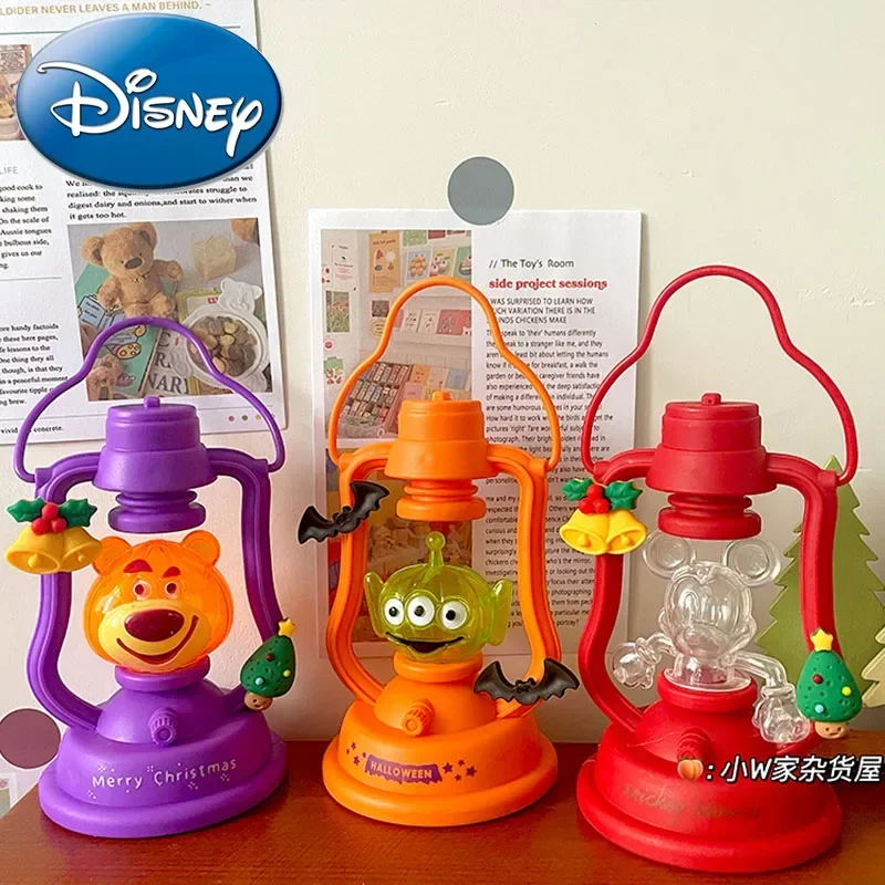 

Disney Halloween Mickey Mouse Handheld Luminous Pumpkin Lantern Lotso Decoration Props Alien Children'S Holiday Gifts Decoration