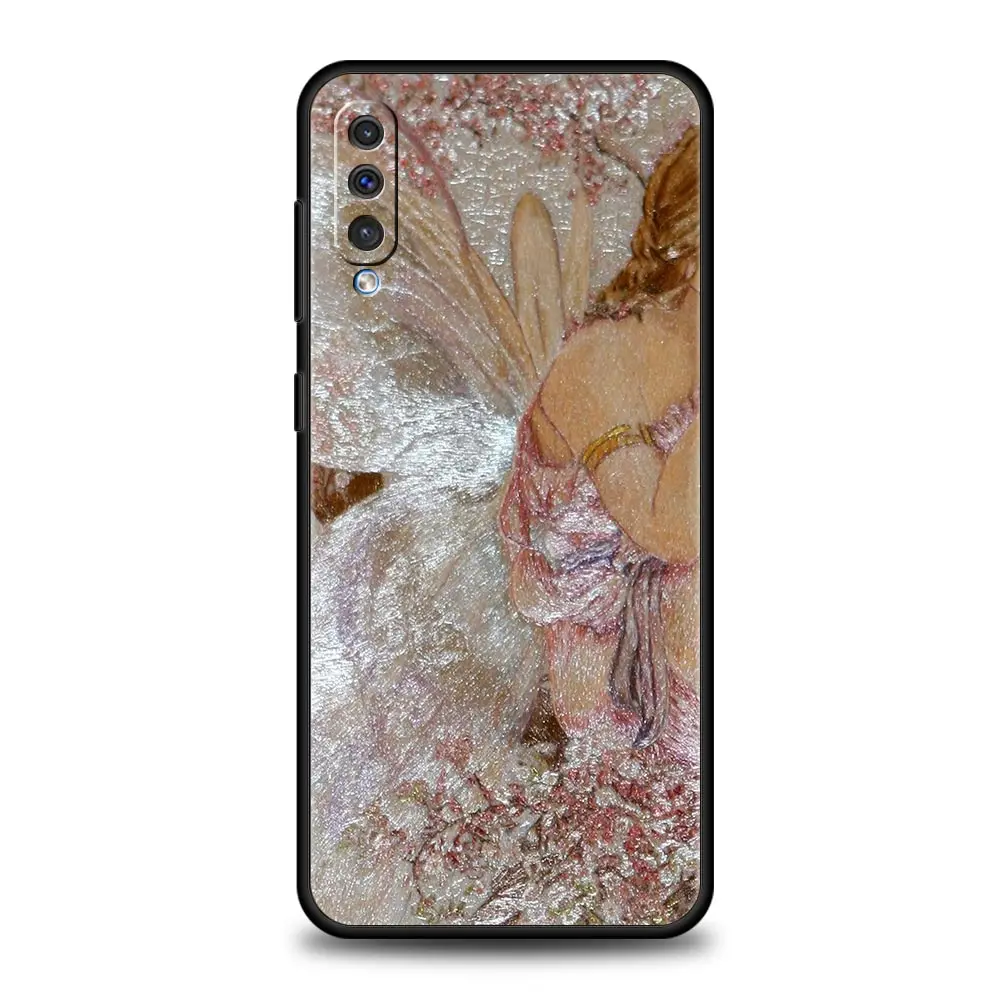 Whimsical Floral Fairy Fish Phone Case Cover