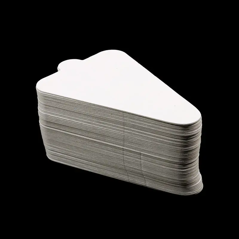 50Pcs Square Triangle Mousse Cake Boards Set Base Disposable Paper Cupcake Tray Fashion Decoration Tools