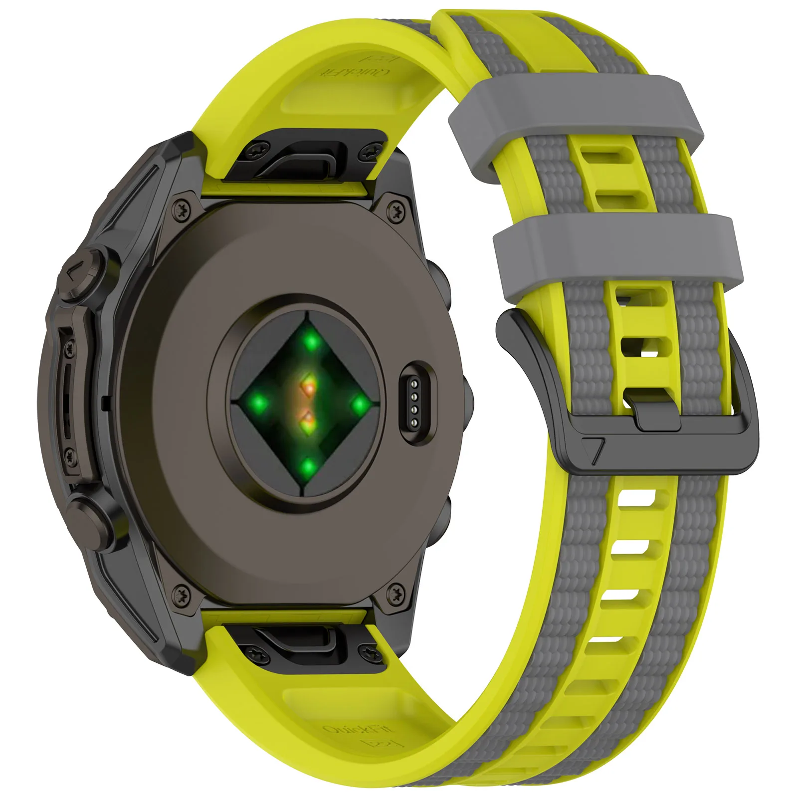 Silicone Quick Fit Sports Strap, 22mm & 26mm, for High-Performance Watches