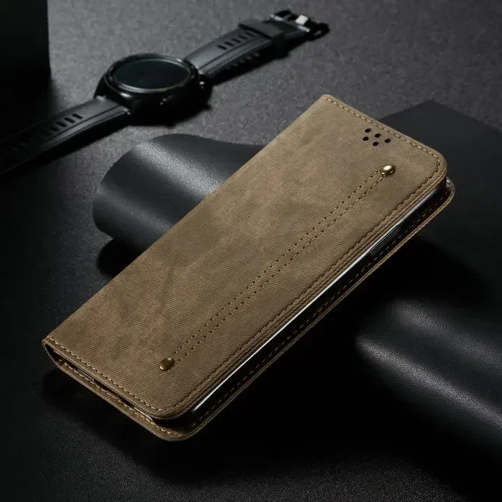 Leather Flip Case with Magnetic Closure