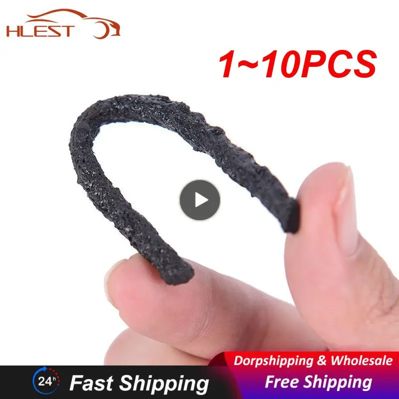 

1~10PCS Car Van Tyre Repair Tubeless Seal Strip Plug Tire Puncture Recovery Kit