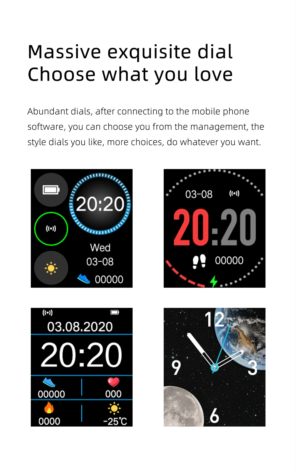 NEW 2022 1.69 Inch Smartwatch Men Full Touch Multi-Sport Mode With Smart Watch Women Heart Rate Monitor For iOS ȵ̵