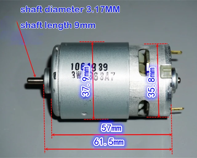 390 DC Motor DC 12V 22000RPM Mini Motor Large Torque Motor for DIY Toys  Small