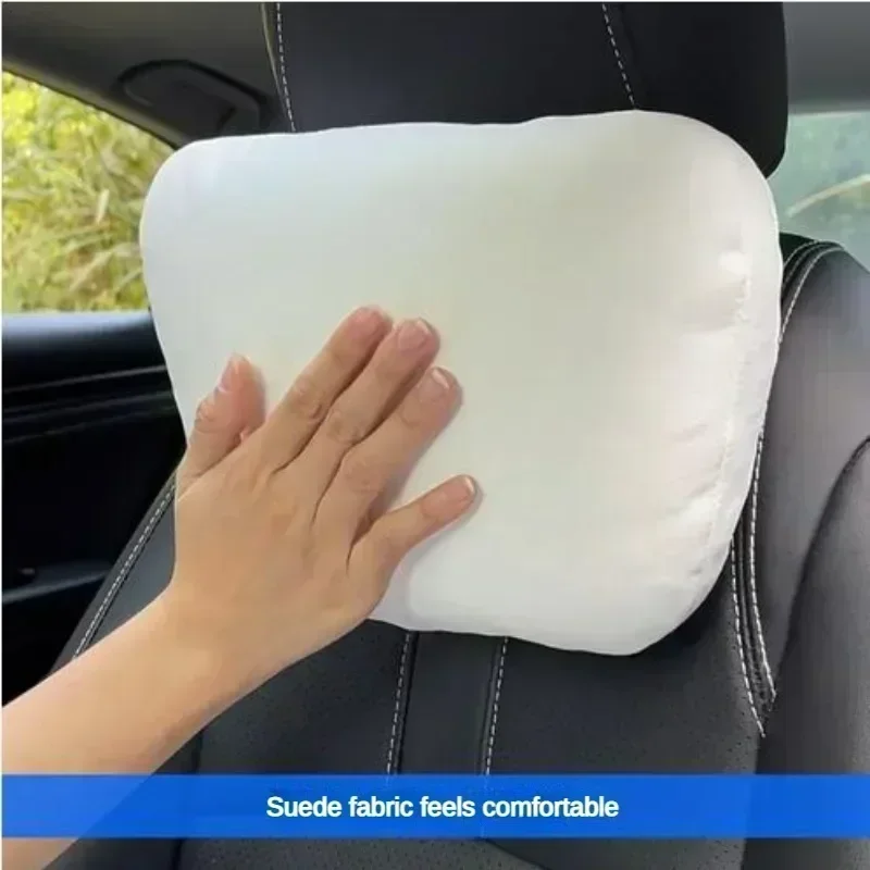 For Tesla Model 3 Model Y Car Seat Headrest Neck Pillow 3 Y S X Soft Comfort Memory Cushion Protect Cover Car Accessories