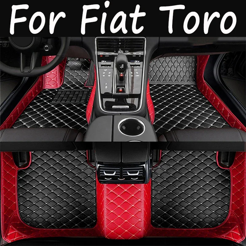 

Custom Car Floor Mats For Fiat Toro 2016-2022 DropShipping Interior Accessories 100% Fit Leather Carpets Rugs Foot Pads