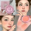 Embossed Blusher Palette Matte Natural Nude Pink Red Rouge Contour Waterproof Long Lasting Cheek Tint Facial Makeup Cosmetics 1