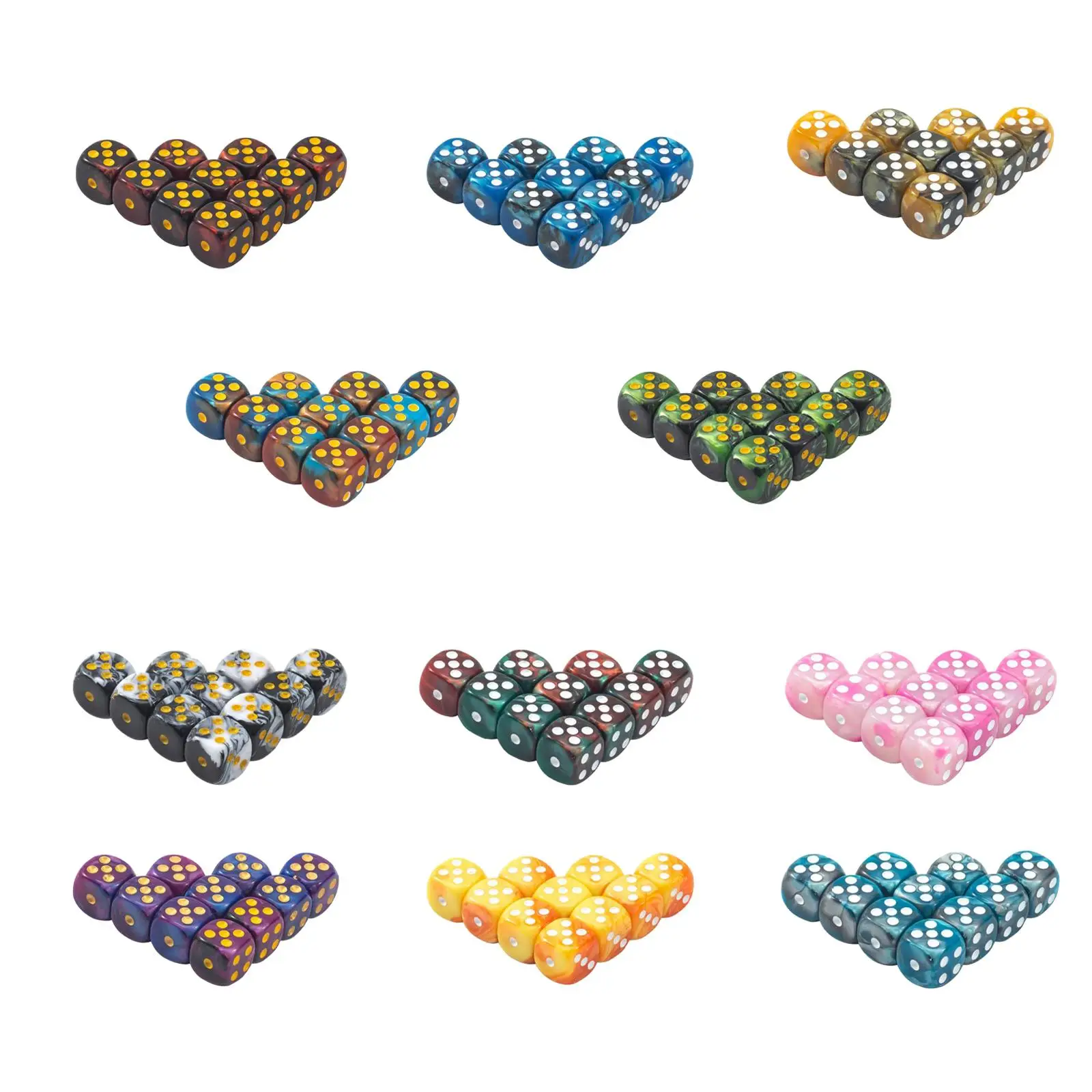 

Развлекательная настольная игрушка 10x Polyhedral Набор кубиков, настольная игра для ролевых игр, свадебная фотосессия, товары для кафе