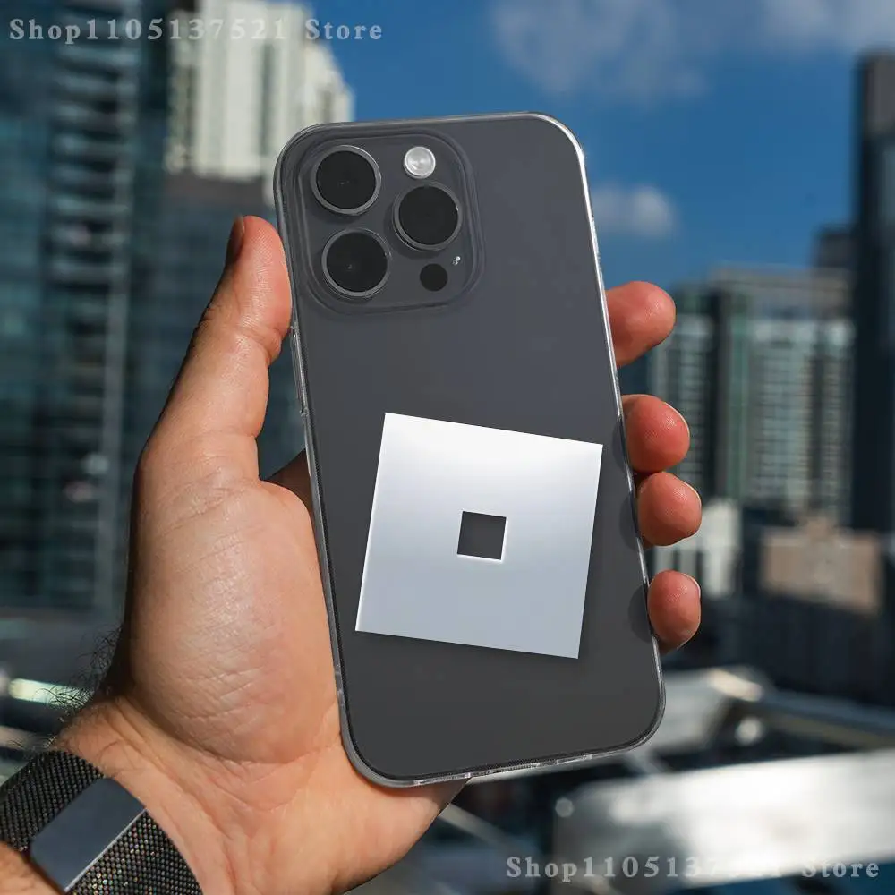 Roblox Gaming Logo Transparent Soft Phone Case
