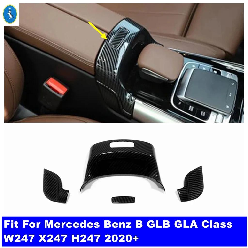 

Center Console Armrest Storage Box Switch Button Frame Cover Trim For Mercedes Benz B GLB GLA Class W247 X247 H247 2020 - 2023