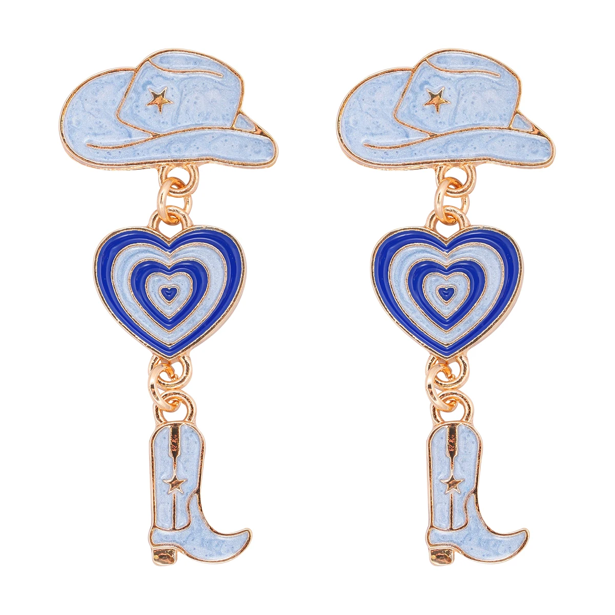 Colorful Crystal Heart Shaped Drop Dangle Earrings For Women Charm Maxi Statement Pendant Earrings Jewelry