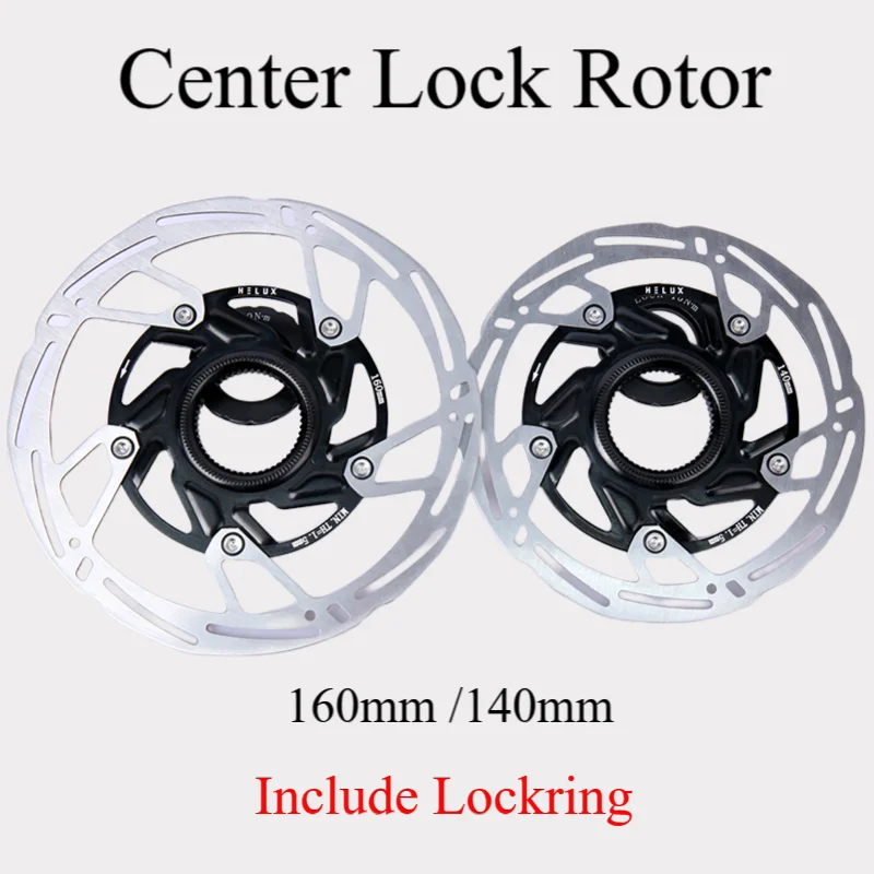 Bicycle Brake Discs Mountain Bike Disc Brake Pads 140mm 160mm 6 Bolts Center Lock Rotor