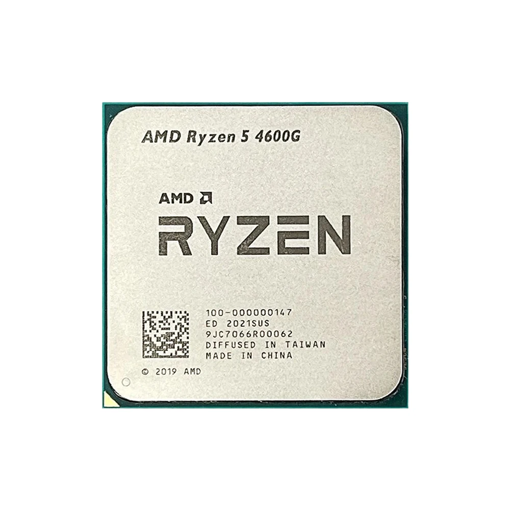 AMD Ryzen 5 4600G R5 4600G 3.7 GHz 6-Core 12-Thread CPU Processor 7NM L3=8M Socket AM4 DDR4 1900 MHz CPU Processor 65W R5 4600G